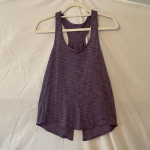 Lululemon purple breathable tank top